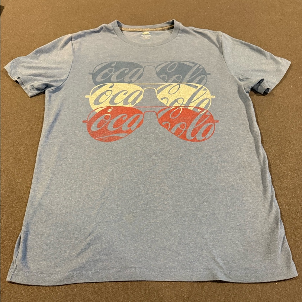 Old Navy Blue Collectible Tee Coca-Cola Sunglasses 4th of July